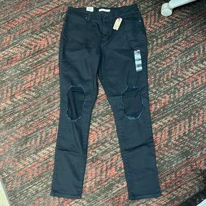 NWT tags black Levi’s size 14M